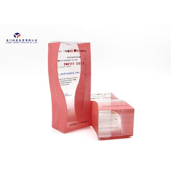 Vase Shape Custom Plastic Box Packaging Pink Color Unique Design For Gifts