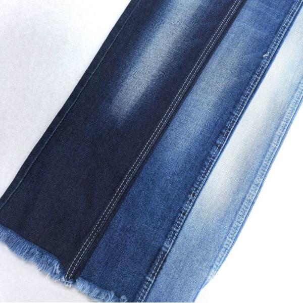 92% C 6% P 2% S Cotton Spandex Denim Fabric Stretch Super Dark Blue 11oz