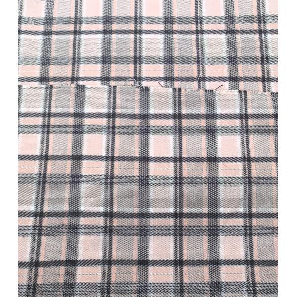 Trendy Pink Black Striped Textile Fabric for Fashionable Apparel Clothing Design