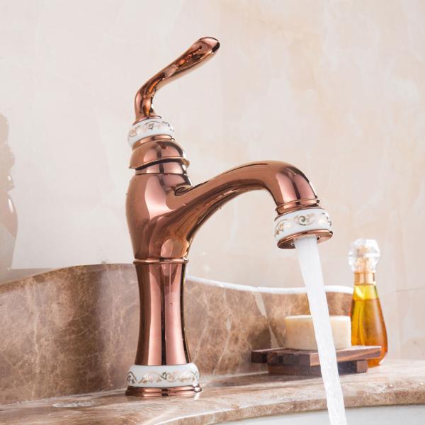 Система водопроводного крана ПВД Фаусет для охлаждать золотого цвета черноты золота Розы косвенный