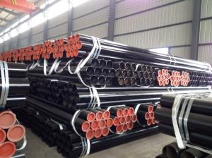 Tubulação de aço soldada preta de aço suave do aço carbono da tubulação de ERW