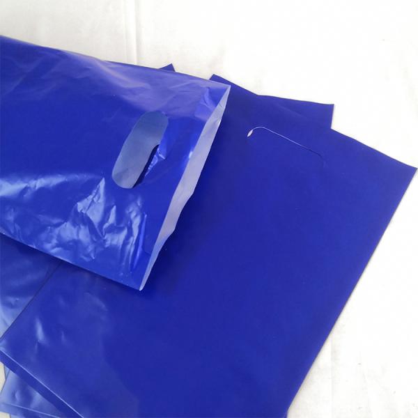 Luxury Handle Shopping Bag With Logo Printing Custom Plastic Shopping Bag