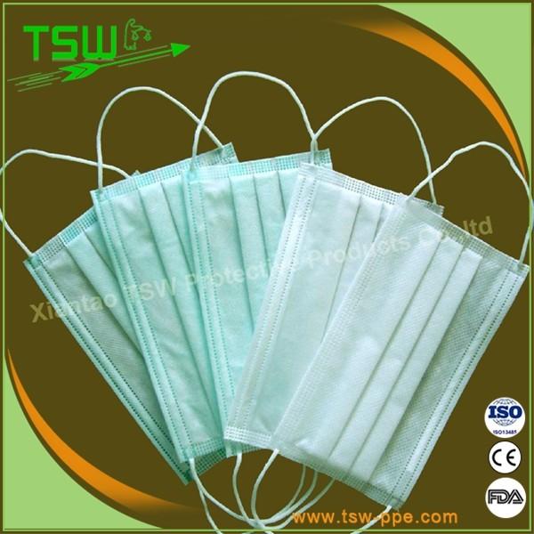 TYPE IIR 3 Ply Disposable Medical Face Mask CE FDA ISO 13485