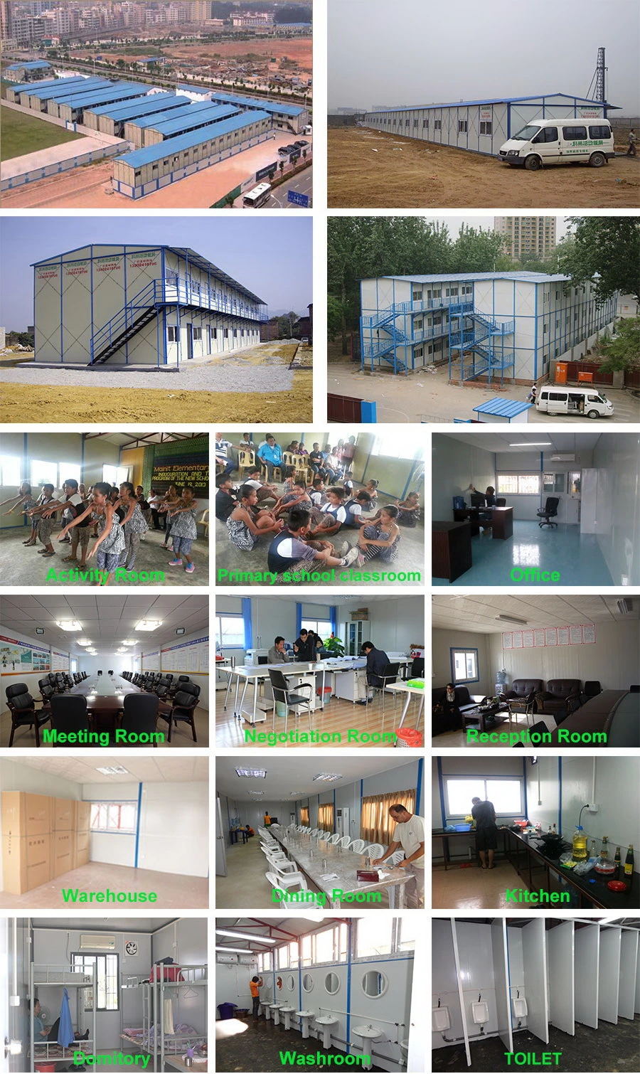 Централизованный трудовой дом железного каркаса квартала Prefab
