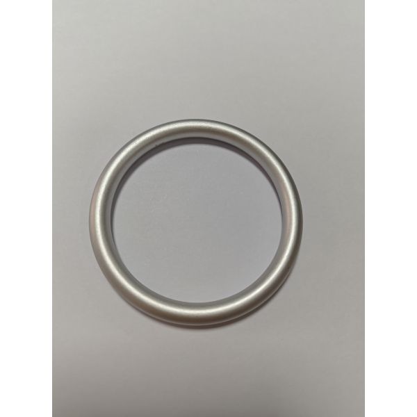 Customizable Silver Aluminum Sling Ring Inner Diameter 3 Inch 2 Pcs For Infant Wrap Carrier