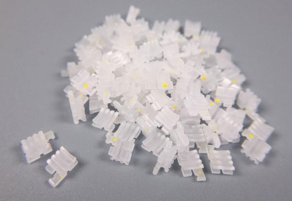Customized Ceramic Dental Braces With Comfortable Arc Shape Smooth Schemes