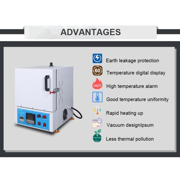 Liyi 1200 Degree Precision Lab Heating Equipment Heats up to 1000C High Temperature Ceramic Muffle Furnace, 1000 Degree Oven