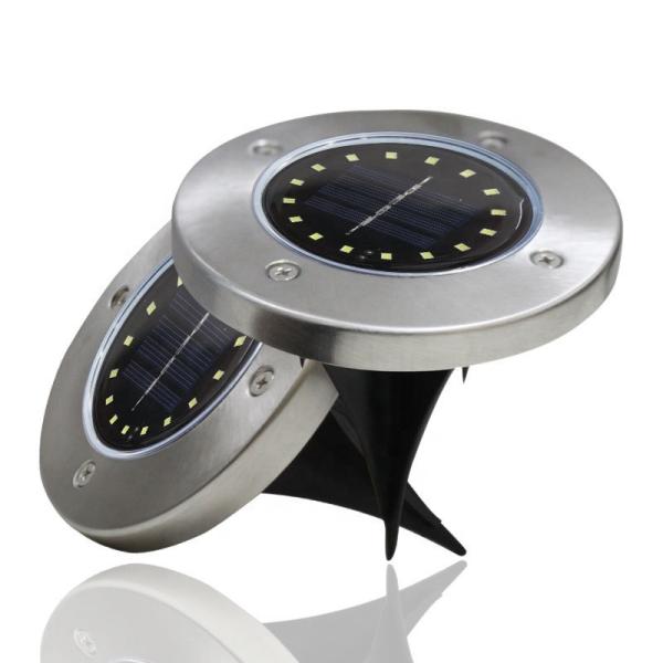Luzes à terra solares IP65 impermeável exterior do diodo emissor de luz do ODM 600mAh 8