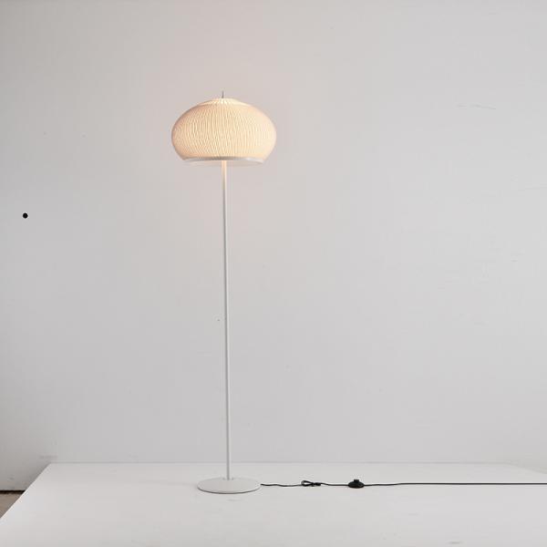 Lámpara de pie JYLIGHTING, moderna, para comedor, estudio y dormitorio, con pantalla de tela, lámparas de techo LED, lámparas de pie redondas