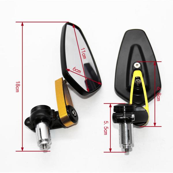 Convex Mirror Side Mirror for Motorcycles Perfect Fit Hot Seller