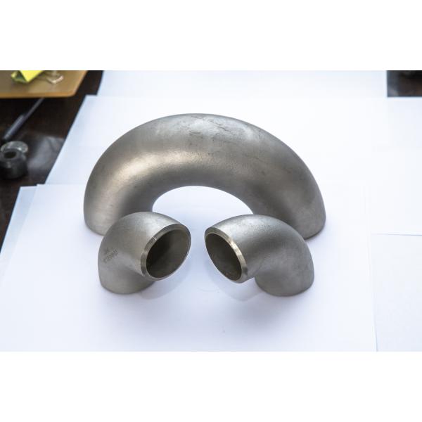 304 316L Stainless Steel Pipe Fittings / 90 Degree Welding Elbow SCH 40