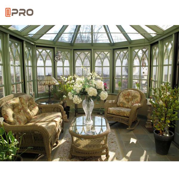 6063 Reflective Tempered Glass Florida Room For Solarium