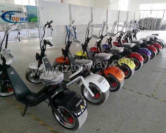 40-60km Range Per Charge and 60v Voltage citycoco e-scooter