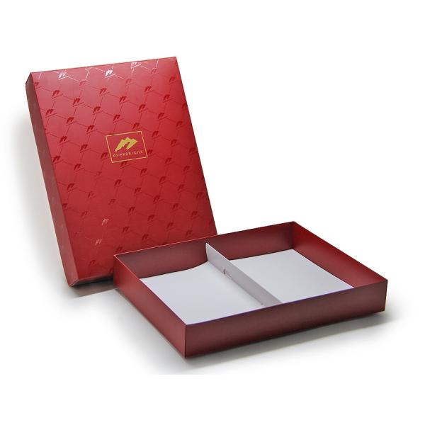 1200gsm Gray Cardboard Underwear Packaging Box Glossy Lamination Surface Finishing