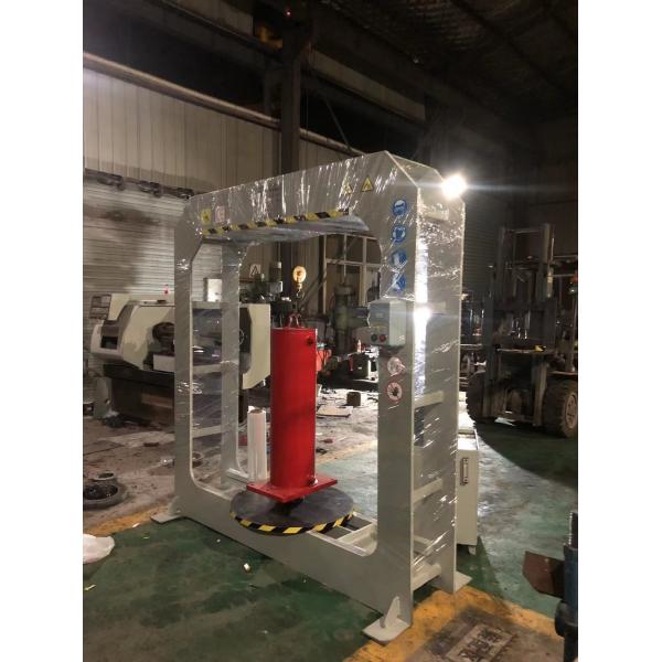 120Tons Forklift Tire Press Machine TP120 For Disassembling Solid Tires With Adjustable Press Frame