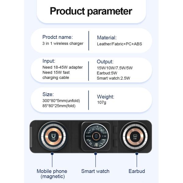 Compatible Universal Qi Wireless Charging Pad 8mm Charging Distance