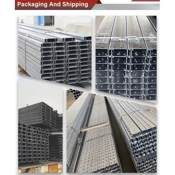 Q345/SS400 Оцинкованная сталь U-канал Лист металлический канал толщиной 1,5 мм