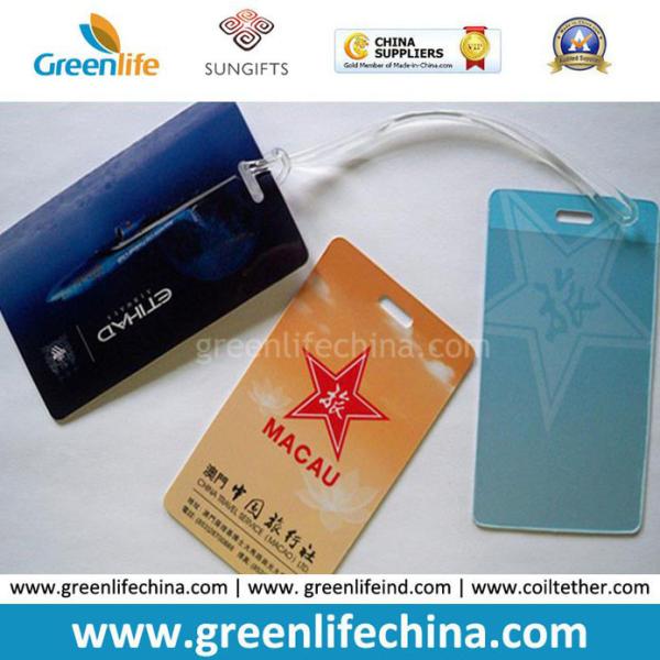 Transparent Clear Soft PVC Pouch Holder for Luggage Tag