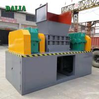 Máquina da retalhadora do eixo do dobro da grande capacidade para o Iso Waste dos plásticos/Ce