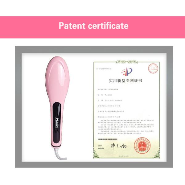 Professional Electric Hair Straightening Comb Anion Fast Flat Iron Tool