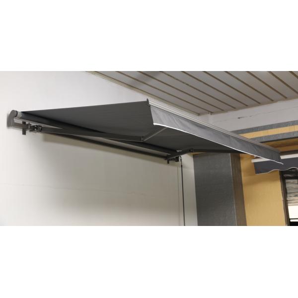 300*200CM Articulated Arm Retractable Sun Awning with Hand Crank and Angle Adjustment