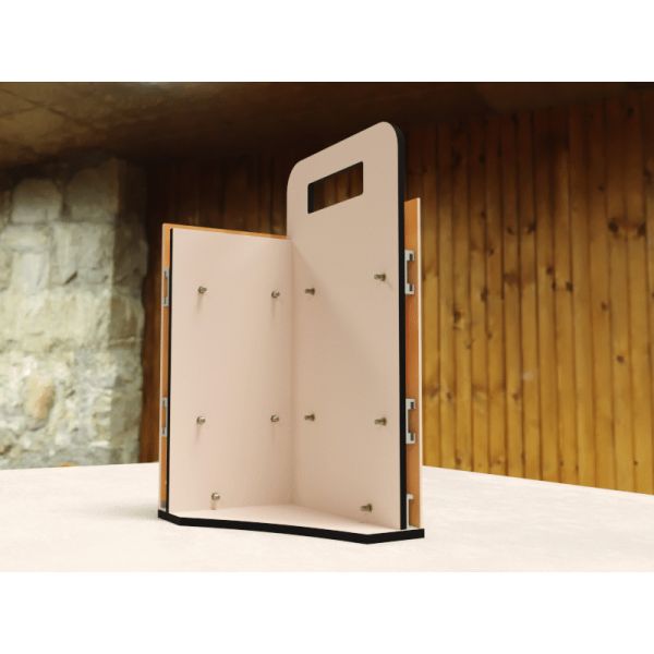 Revestimiento de pared de chapa de aluminio de 10 mm - 25 mm Revestimiento de pared de acero