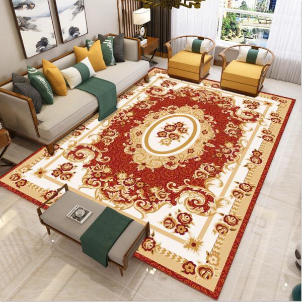 O assoalho antigo europeu da sala de visitas atapeta o tapete de 80*120cm sob o sofá