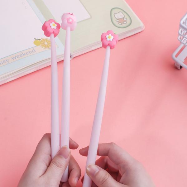 Squishy Pens For Kids,Cartoon Cute Fun Pens,Black Gel Ink Pens For Kids Party Favors Classroom Prizes School Office Home Supplies