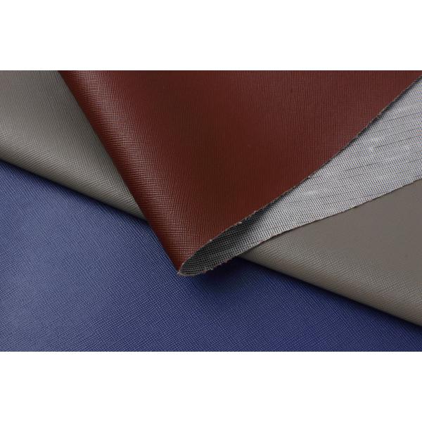 0.7mm Saffino PVC Leather For Bags Knitted Bottom Abrasion Resistant