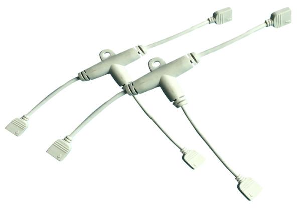 T Type 10A 2 Pins 400mm Waterproof Cable Wire