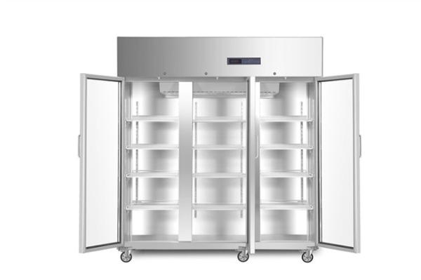 1500 da capacidade da farmácia litros de aço inoxidável das portas de vidro do refrigerador três médicos