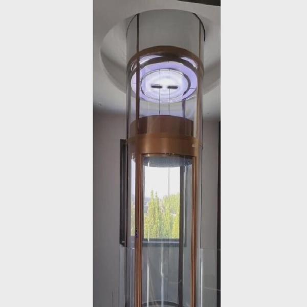 Ascenseur spécial de 400 kg de capacité 15 arrêts Ascenseur résidentiel de petite taille
