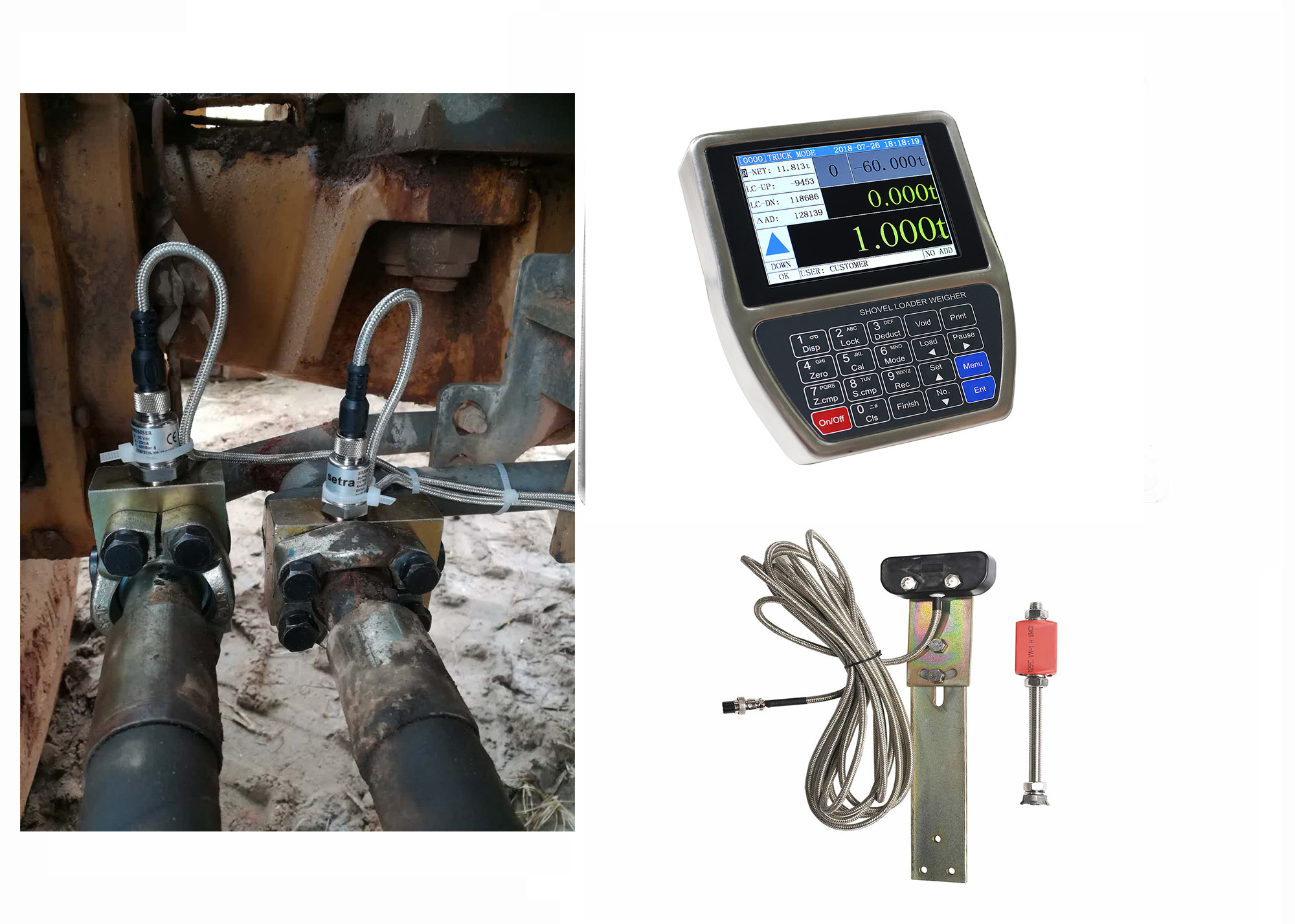 Weigher цифров затяжелителя лопаткоулавливателя дисплея TFT веся регулятор