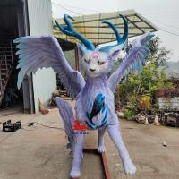 Repes antigo chinês dos animais do Animatronics do parque de diversões da resistência do tempo