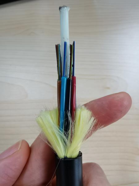 G652d Cable ADSS 72 Core Fiber Optic Cable Double Jacket