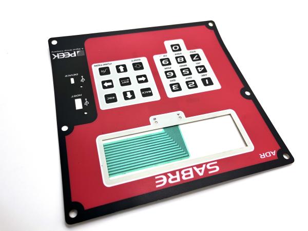 Conductive Silver Ink Printing Waterproof Flexible Membrane Switches For WIFI Telecommunication Device