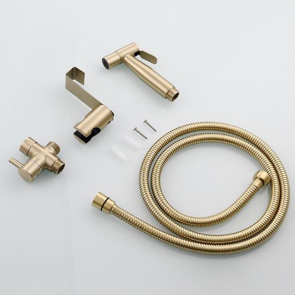 304 Stainless Steel Brushed Pressurize Spray Gun Assortment for Bathroom Supply Needs