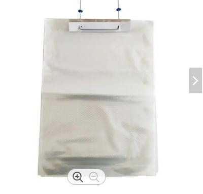 Recycle Transparent Poly Wicketed Bags Plastic Bread Bag With Gravure Printing