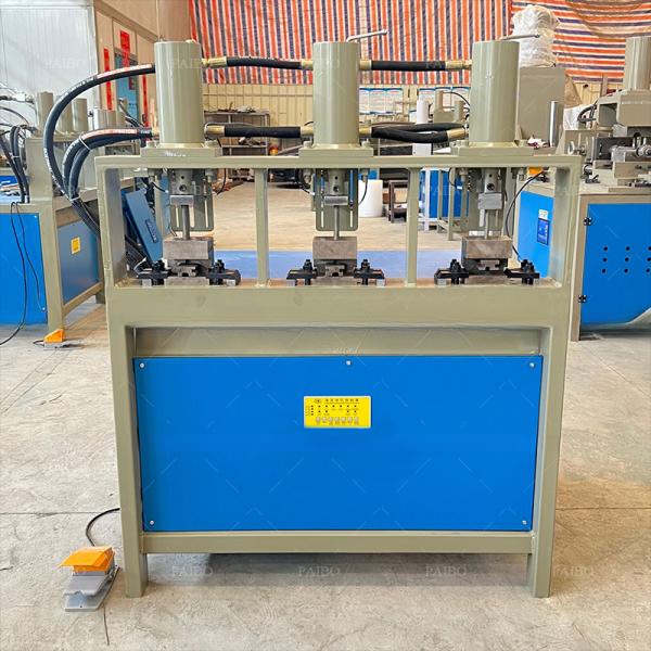 200kN Ejector Force Hydraulic Stainless Steel Square Pipe Angle Notching Machine