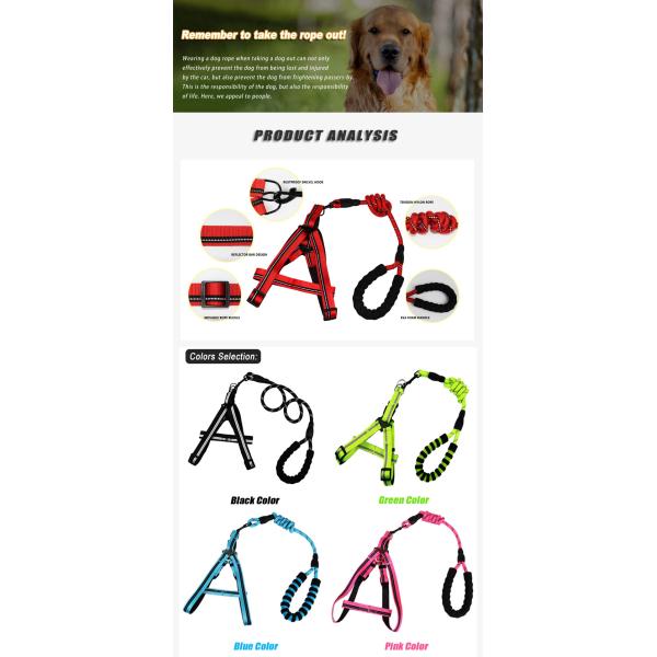 High Quality Pet Products No Pull Custom Big Dog Harness