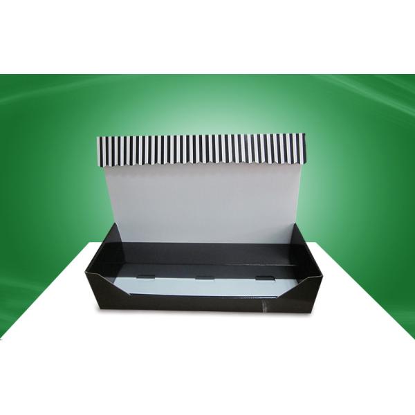 Изготовленная на заказ черная польза супермаркета коробки дисплеев Countertop картона