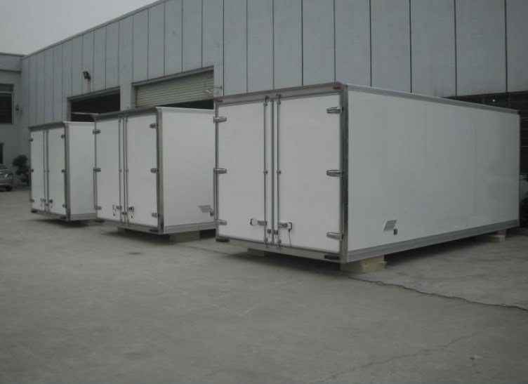 FRP Refrigerated Truck Box Insulated Van Body With Internation Patented Technology