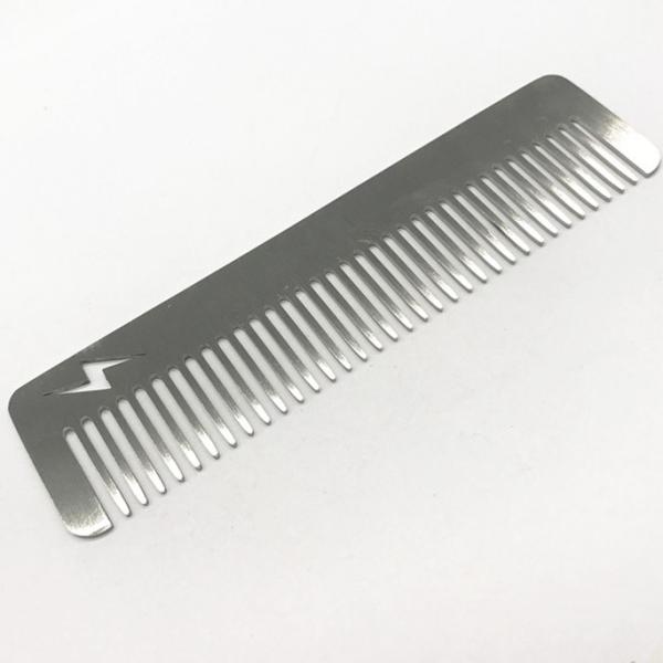 Custom cool innovative men gift, engrave logo stainless steel credit card wallet beard comb bottle opener
