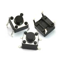 4 pés interruptor de limite da tecla de 6*6*5mm de micro
