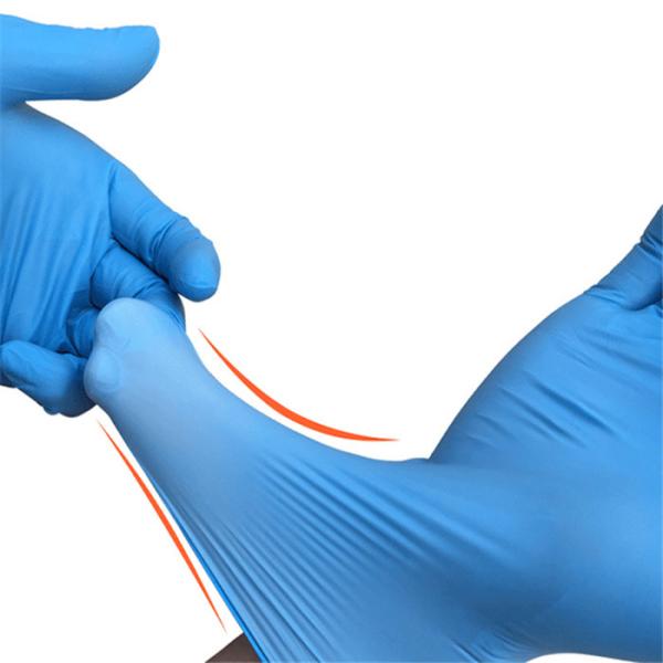 Wholesale Black Powder Free Non-Medical Nitrile Gloves  Disposable NItrile custom nitrile examination gloves