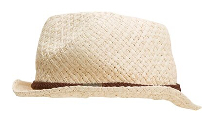Lady Hat, Straw fedora hat