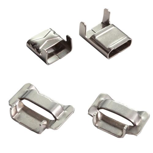 Ear Lock SS201 Stainless Steel Banding Clips 3/4 For Pipe