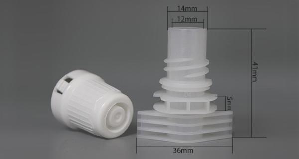 12mm Plastic Spout Caps Use On Stand-up Pouch Packaging For Packing Food & Cosmetic