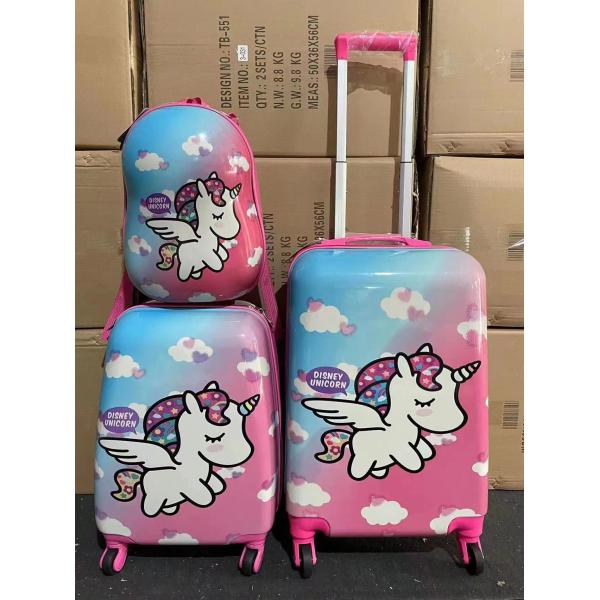 Телескопическая ручка для детей Мультфильм Чемодан многоцелевой прочный