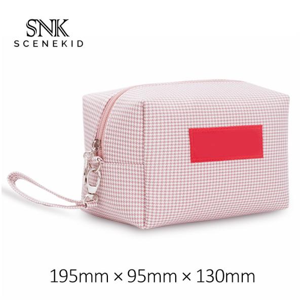 Portable Small Canvas Waterproof Wash Bag Pouch Bag with Zipper